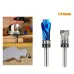 1/4 Inch 6.35mm Shank Compression Flush Trim Router Bit 1/2" Cutting Diameter Top Bearing for MDF Plywood Particle Board