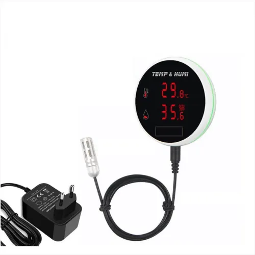 Tuya WIFI Temperature and Humidity Sensor with 1m Cable Detecting Temperature from -20  to 80  Tuya Smart App Monitor