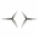 2 Pairs HQprop Durable Prop T4X2X3 4020 4 Inch 3-Blade Propeller Grey (2CW+2CCW) Poly Carbonate for FPV Racing RC Drone