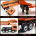 HuiNa Toys 1319 RTR 1/18 2.4G 9CH RC Car Excavator Flat Trailer Flatbed Semi Truck Remote Control Simulation Sound LED Light Engineering Construction Vehicles Models Children's Birthday Gift for Boys