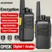 2pcs Baofeng BF-V12D GMSK Digital Analog Walkie Talkie 1-10KM Long Range 16CH Encrypted Call Noise Reduction HD Type-C Charging 1500mAh Battery Two-way Radio