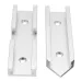 100mm 200mm T-Track Intersection Kit with Predrilled Mounting Holes for Universal T-Track for Woodworking Jigs and Fixtures