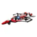 ZHRC Z100 2.4G EPP Hover Fighter Glider One-Key Circling 360 Roll 4 Turbofans 4CH LED RC Drone Airplane Quadcopter Stunt Glider RTF