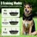 PC30 Electric Dog Training Collar Remote Control Pet Anti Bark IP67 Waterproof Rechargeable Beep Shock Vibration Mode 3140000ft Range Type-C Charging Remote Pet Controller