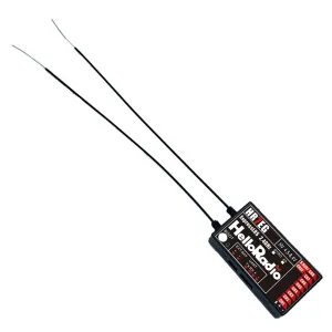 HelloRadioSky HR7EG 2.4GHz ELRS 8CH Dual Antenna PWM Receiver for RC Airplane Car Boat Tank Models