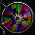 12pcs 7.5cm Bicycle Wheel Reflective Sticker Warning Light Tube Strip MTB Cycling Safety Kit for MTB Road Bike
