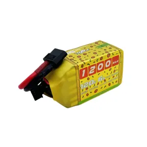 CNHL Pizza Series 22.2V 1200mAh 120C 6S LiPo Battery XT60 Plug for RC Drone FPV Racing