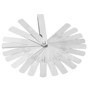 32/20/17 Blades Metric Feeler Gauge High Precision 0.04-0.88 Thickness Gages Gap Filler Feeler Gauges Woodworking Measuring Tool