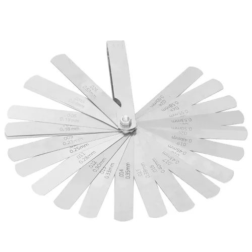 32/20/17 Blades Metric Feeler Gauge High Precision 0.04-0.88 Thickness Gages Gap Filler Feeler Gauges Woodworking Measuring Tool