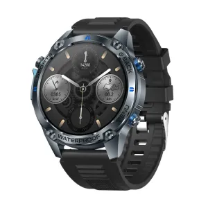 Senbono G100 1.46-inch AMOLED Display Built-in 128MB+128MB GPS 5ATM Waterproof bluetooth Call Heart Rate Blood Oxygen Monitor Sleep Monitoring Multi-sport Modes SOS Call Smart Watch