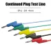 P1036 5Pcs 1M 4mm Banana to Banana Plug Test Cable Lead for Multimeter Tester 5 Colors