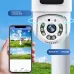 Y21 2MP+2MP Wireless Dual Lens Security Camera 360 Panoramic AI Tracking Color Night Vision Two-Way Audio Waterproof Motion Detection Real-Time Alerts Outdoor Surveillance Cameras