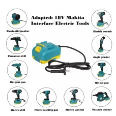 20V 35A DC Power Adapter For Makita 18V Interface Electric Tools High Compatibility Easy Installation Cordless Tool Accessories