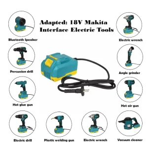 20V 35A DC Power Adapter For Makita 18V Interface Electric Tools High Compatibility Easy Installation Cordless Tool Accessories