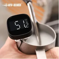 MHW-3BOMBER Electronic Digital Thermometer Digital Display Thermometer for Food Preparation Hand Brewed Coffee Milk Latte Art Milk Foam Temperature Needle