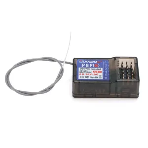 DUMBORC P6F(G) 2.4GHz 6CH RC Receiver Support Gyro for X4 X5 X6 X6PM Radio Transmitter Remote Controller