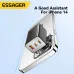 [GaN Tech] ESSAGER 67W 3-Port USB PD Charger 2USB-C+USB-A QC3.0 2.0 PD AFC FCP SCP BC1.2 DCP Apple2.4A Fast Charging Wall Charger Adapter EU Plug for iPhone 15 14 13 for Xiaomi 14pro for Huawei Pura 70 Ultra for Samsung Galaxy S24