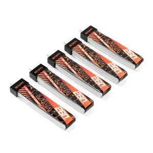 5 PCS /10 PCS BETAFPV 3.8V 260mAh 80C 1S LiHV Battery High Performance Z-Folding Process BT2.0 Connector for Air65 FPV Racing Drone