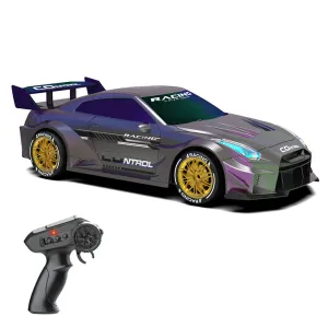 JJRC Q228 1/24 2.4G Drift RC Car Mini Race LED Light Radio Control High-Speed Motor On-Road Racing Vehicle Model Boys Gifts Outdoor Toys