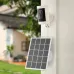 10W Solar Panel Charger Waterproof Solar Panel for Ring Camera 360 Adjustable Wall Mount for Ring Stick Up Cam/Spotlight Cam