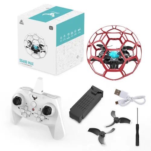 ZLL SG600 MAX Brushless Competition Racing Flying Football Drone Headless Mode 360 Stunt Spin Highlight LED Light Kids Gifts 2.4G 4CH 6-Axis Remote Control RC Toys Quadcopter RTF