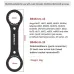 MEROCA 16/24 Notch Aluminum Alloy Bicycle Bottom Bracket Wrench BB39 BB40.5 BB44 BB46 BB49 BB52 Bike Hollow Disc Removal Tool