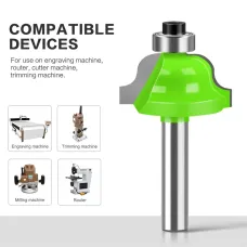 12PCS Router Bit Set 1/4 Inch Shank Tungsten Carbide Woodworking Milling Cutter for Hardwood Plywood Particle Board Engraving Machine