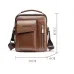 WEIXIER Men's Crossbody Bag PU Leather Hand Bag for Men Messenger Bags Waterproof Backpacks Business Casual Single Shoulder Bag