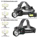 IPRee Dual Light Source Zoomable LEHeadlight with Sensing Control Function Long-Range LEHeadlamp Outdoor Long Endurance Strong Head Light Searchlight