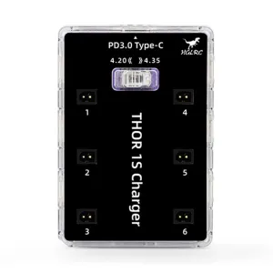 HGLRC 1S V2 6-way LiPo Battery Charger Charging Board Charger for RC Model FPV Drone