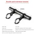 GUB G202 Bicycle Handlebar Extender Lengthened Design Carbon fiber Aluminum Alloy Mountain Bike Mount Mobile Bike Light Phone Holder