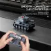 1/64 2.4G Mini RC Tank Desktop Simulation Battle Tracked Full Proportional Remote Control Shooting Vehicles Models with Infrared Combat 360 Rotating Turret Micro Toys