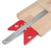 Woodworking Center Scriber 45 Degrees Angle Line Caliber Ruler Wood Measuring Scribe Tool