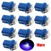 10 Pack LED Car Indicator Lights T5 B8.5d Width Light 5050SMD 1 LED Instrument Light Instrument Panel Light Bulbs