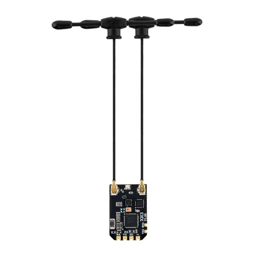 RadioMaster XR3 Nano ExpressLRS ELRS 2.4GHz/900MHz/Dual-Band Multi-Frequency Dual T-Antenna Diversity Receiver for Radiomaster TX16S Boxer GX12 Pocket Radio