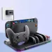 SW2139 Multi-functional Cooling & Charging Stand for Switch 2 with Cooling Fan 10 Game Card Slots Offering 9 Adjustable Light Effects