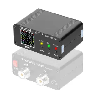 CQV-SWR120 Power Watt Meter 1.8MHz-54MHz Standing-waves Meter 240 * 240 Full Color Digital LCD Display SWR Short Waves Meters 0.5-120W