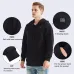 Winter Hooded Electric Heating Sweatshirt Heated Clothes for Men USB Heating Sweatshirt Warm Motorcycle Outdoor Clothing M/L/XL/XXL/XXXL/4XL