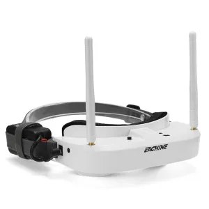 Eachine EV100 5.8GHz 72CH 720*540 FPV Goggles with Dual Antennas& Fan 18650 Battery Case For RC Drone UK Direct