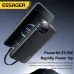 ESSAGER ES-D016 10000mAh 20000mAh 22.5W Digital Display On the Go Charger with Dual Cable Power Bank for Huawei Pura 70 Ultra for Xiaomi Civi 4 Pro