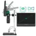 AD209 10" Digital Microscope 3X-200X Magnification 1080P adjustable LCD display for soldering Microscope Repai