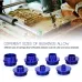 10PCS Router Template Guide Bushing Set Aluminum Alloy 8 Guide Bushings 2 Lock Nuts Woodworking with Router Jigs and Templates