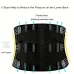 Sport Belt Comfort Anti-Skid Ergonomic Design Waist Spine Protection for Herniated Discs Sciatica Sports Injury Recovery with Lumbar Pad