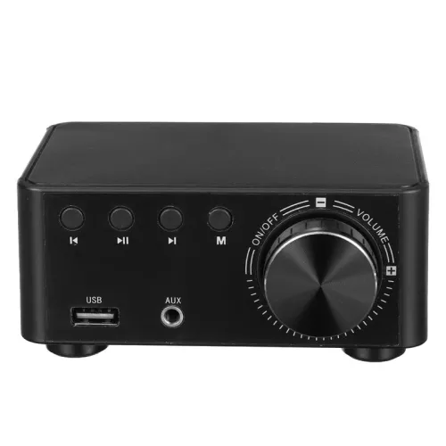 TPA3116 Class D bluetooth 5.0 HIFI 2x50W Stereo Amplifier Support USB TF Card RCA AUX USB Stick