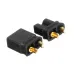 5 X AMASS XT30U Plug 2mm Black Female Male Banana Plug Connector