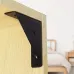 Heavy Duty Iron L Brackets 90 Degree Corner Braces Thick Metal Shelf Support Screwless Design Furniture Reinforcement Easy Install