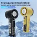 Handheld 100 Stepless Speed Fan Portable USB Rechargeable Desk Fan 3000mAh Battery Turbo Engine Ice Porcelain Cooling