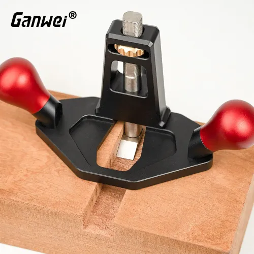 Handheld Router Planer Convenient Depth Adjustment Woodworking Router Plane for Right Angle Tenon Shoulder Trimming Slotting