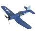 Eachine F4U CORSAIR VMF-217 2.4G 4CH Brushless 500mm Wingspan 6-axis Gyro One Key Take off Aerobatic EPP Warbird Glider RC Airplane BNF/RTF for Beginner
