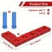 Small Square Center Finder Tool Compact 50x100mm Aluminum Alloy Mini Square Ruler Precise 90 Marking Center Finder